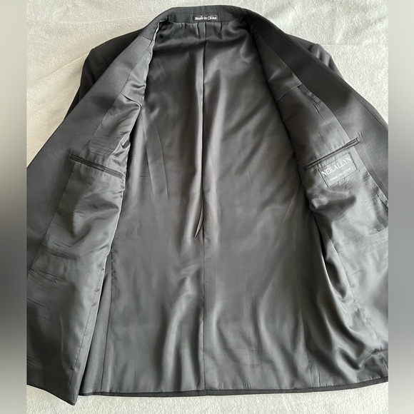 Neil Allyn Formal Collection Black Tuxedo blazer Jacket Size 40R - Picture 3 of 9